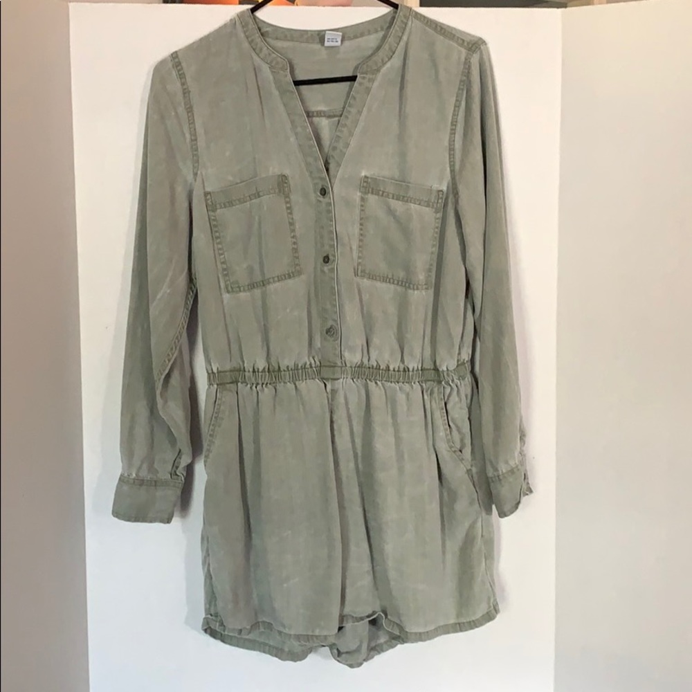 Women’s Army Green Romper